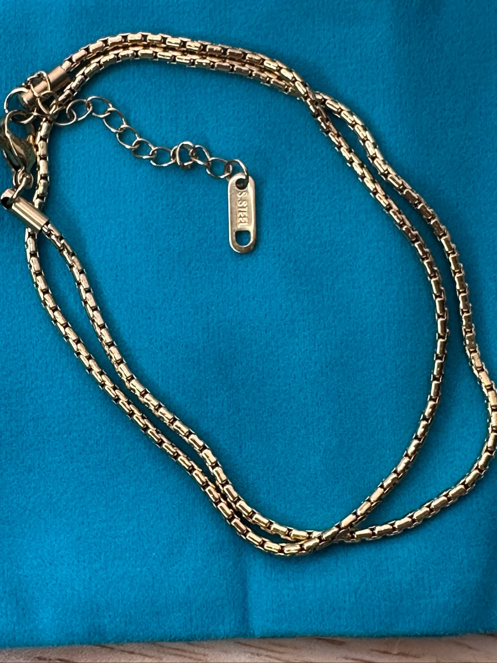 The essential stainless steel Venetian mesh necklace ✨ – photo 6